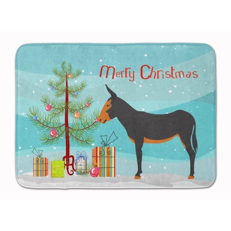 Carolines Treasures Catalan Donkey Christmas Machine Washable Memory Foam Mat BB9222RUG